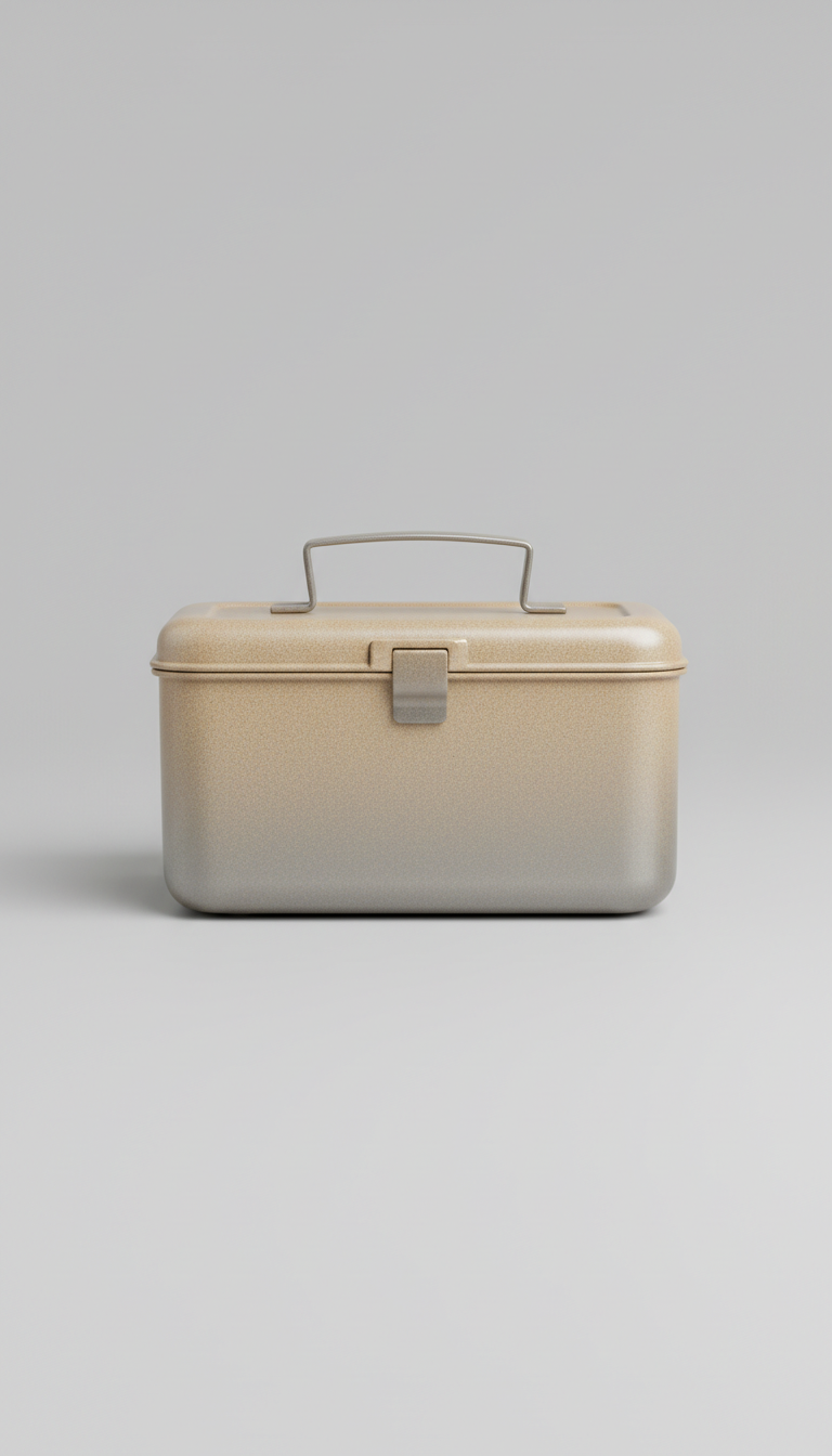 Sandstone Finish Stainless Steel Lunchbox