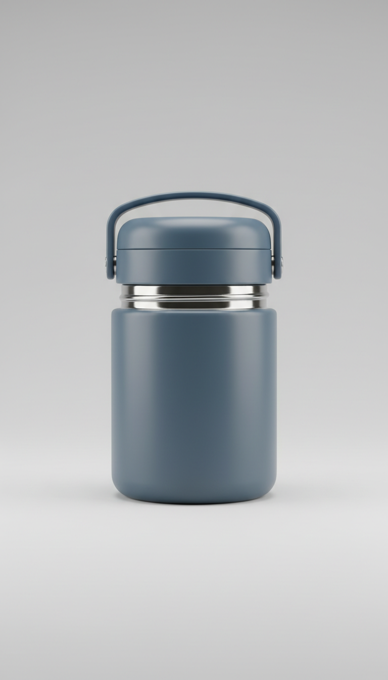 Slate Blue Insulated Food Jar