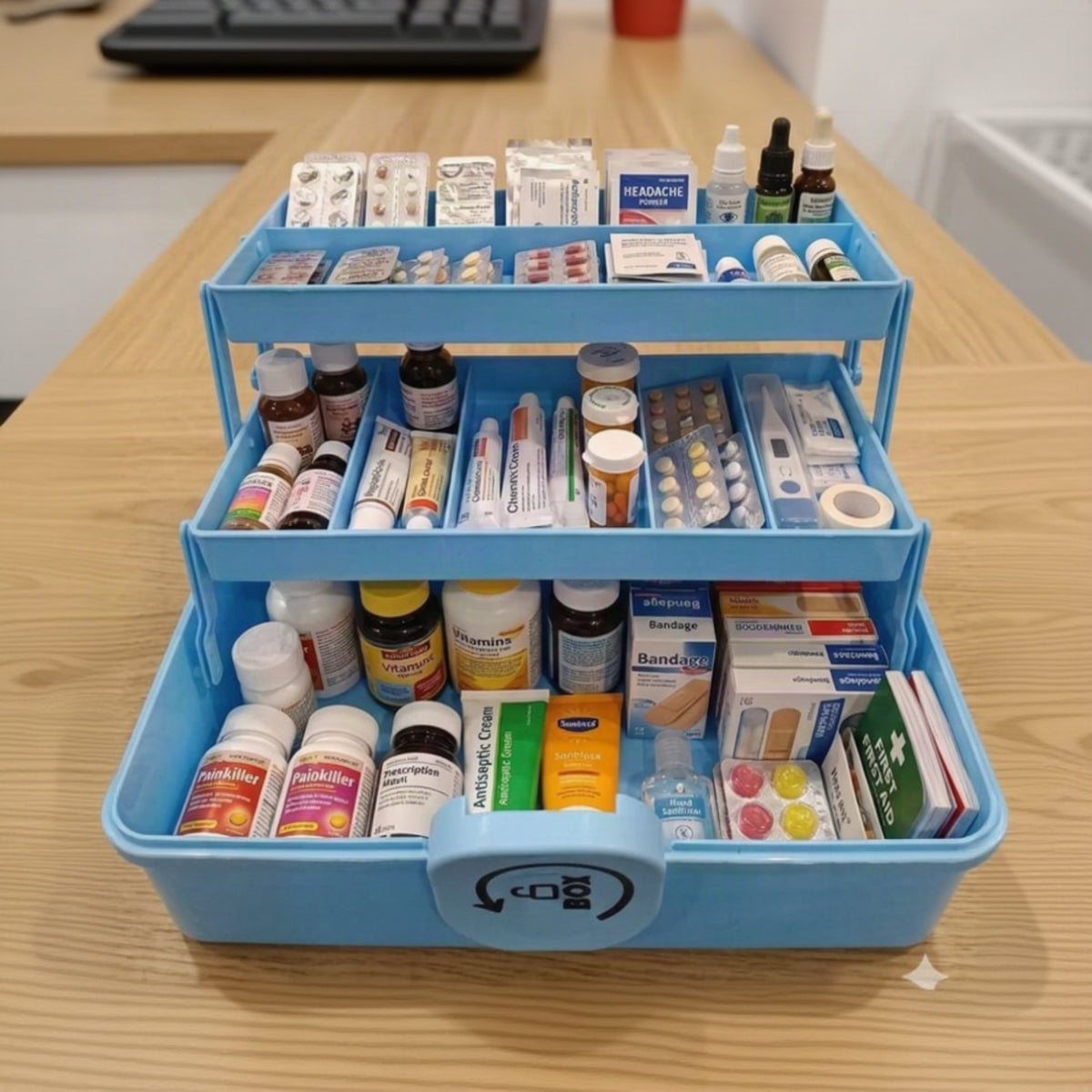Multi-tier Organizer - Blue