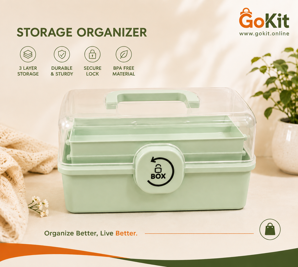 Multi-tier Organizer - Green