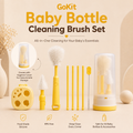 Baby Bottle Cleaning Brush Set - Yellow