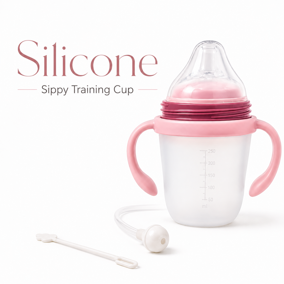 GoKit Silicone Sippy Training Cup - Pink