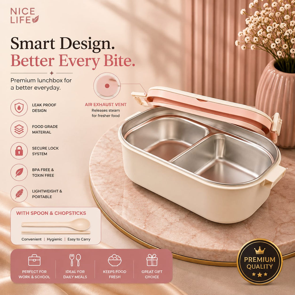 GoKit Elite Pink Bento Lunchbox