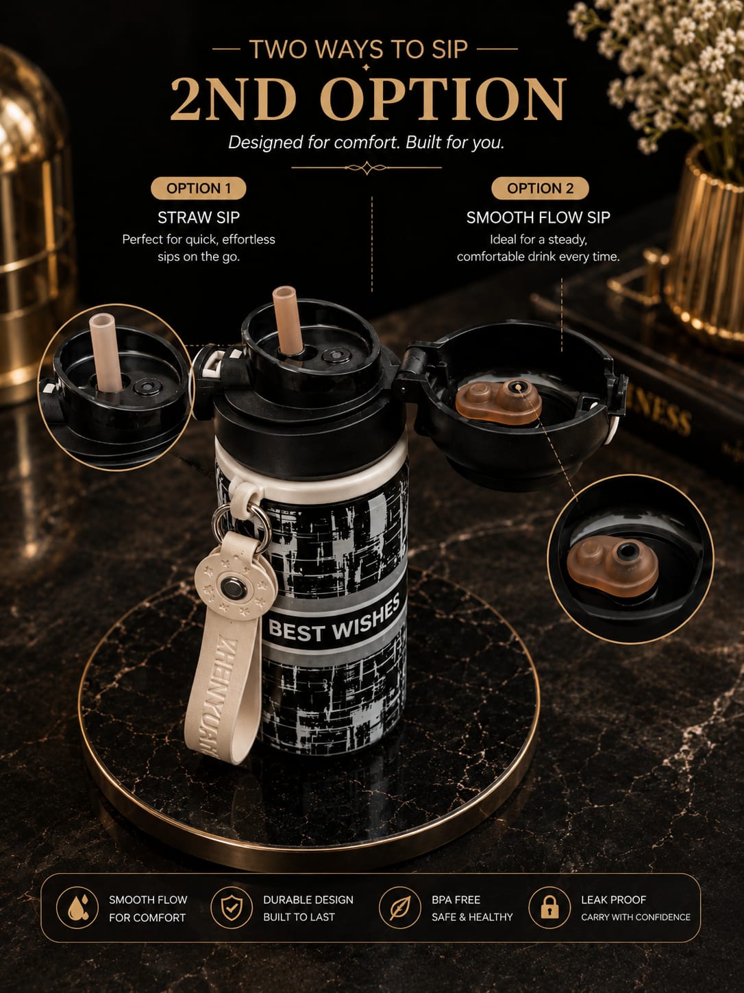 Gokit NoirFlow Bottle- 500ml