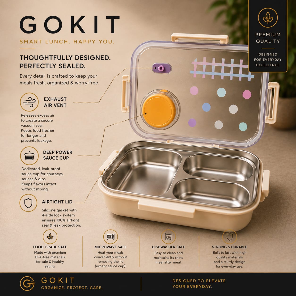 Gokit Prime Lunch Box
