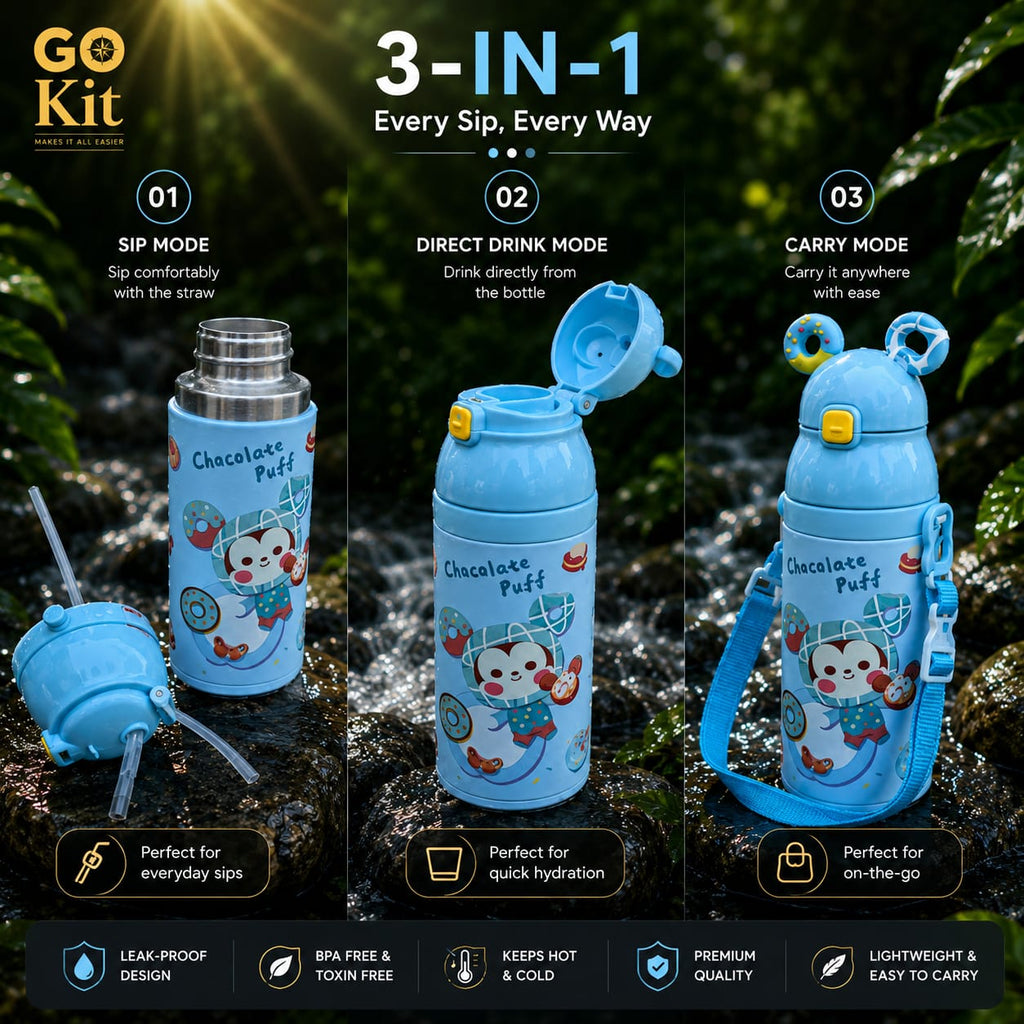Gokit AquaJoy Kids Bottle - 500ml