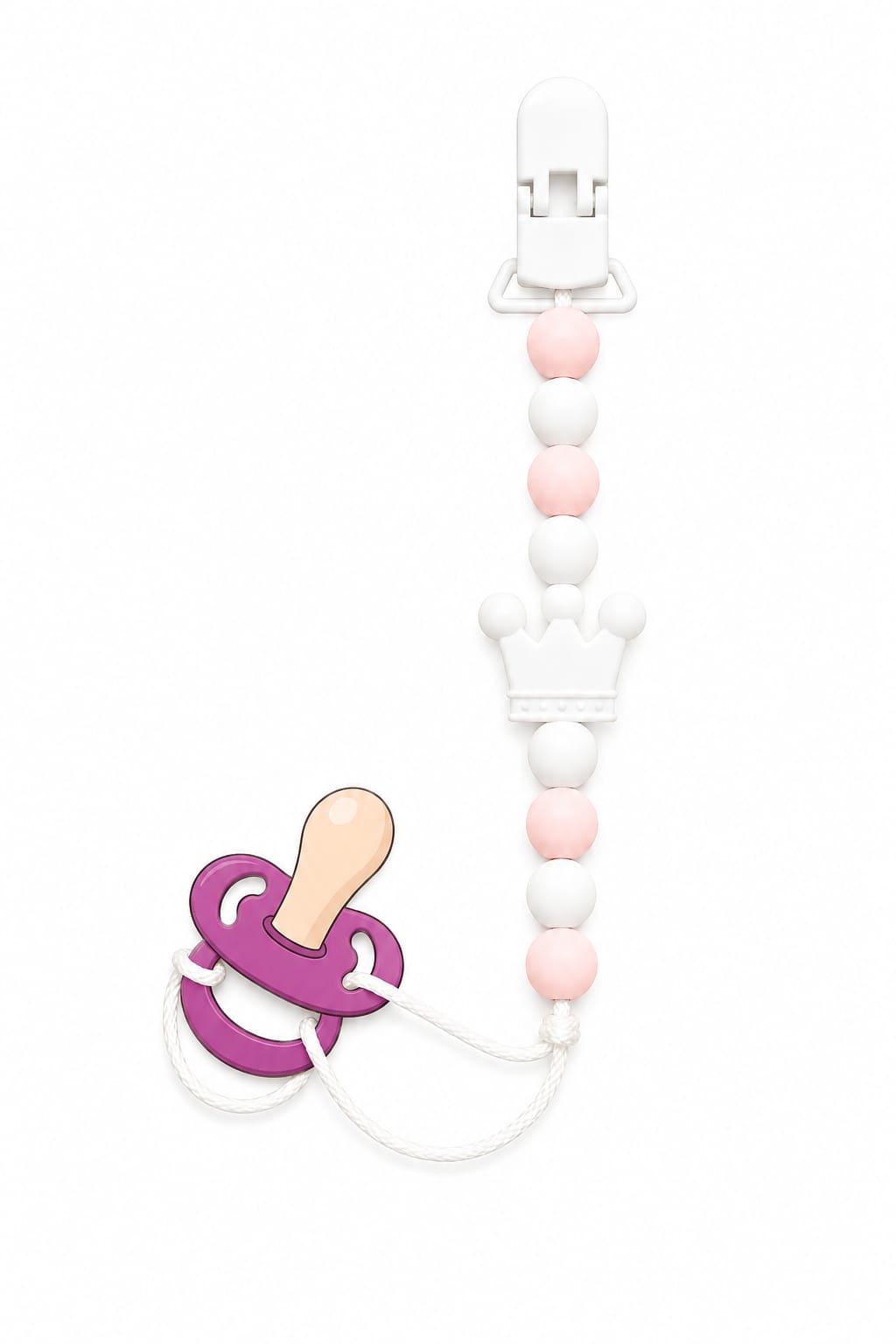 Silicone Teether Chain with Clip