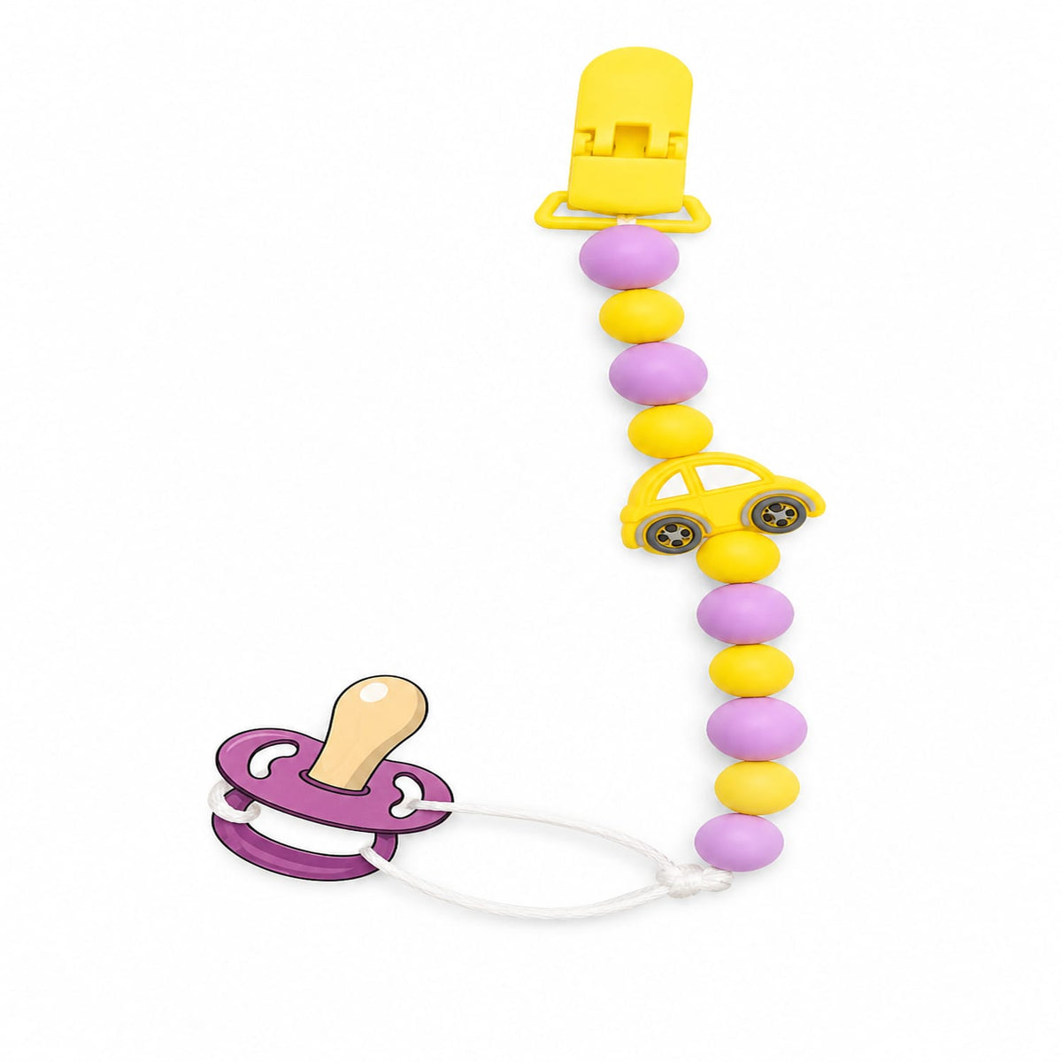 Silicone Teether Chain with Clip